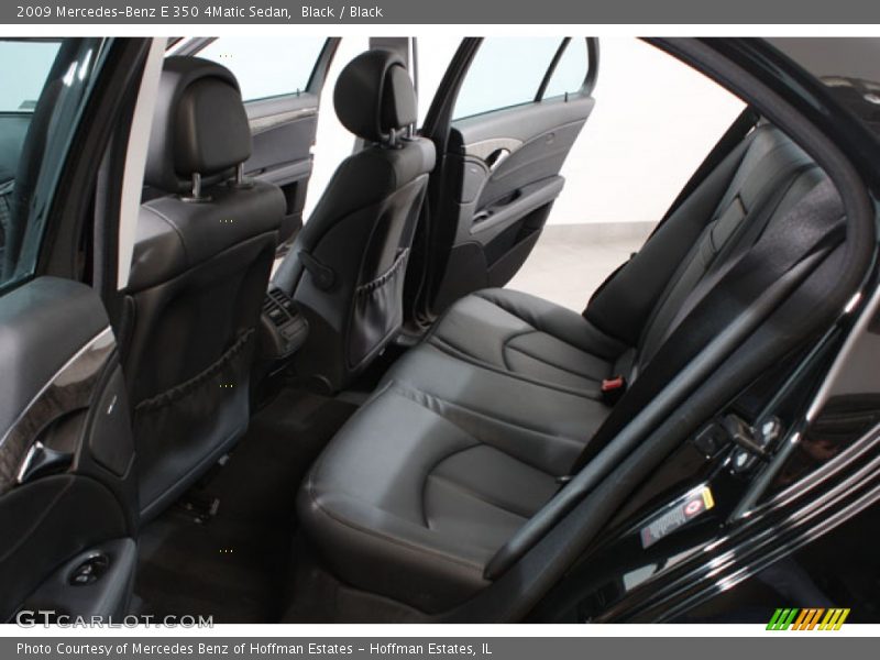 Black / Black 2009 Mercedes-Benz E 350 4Matic Sedan