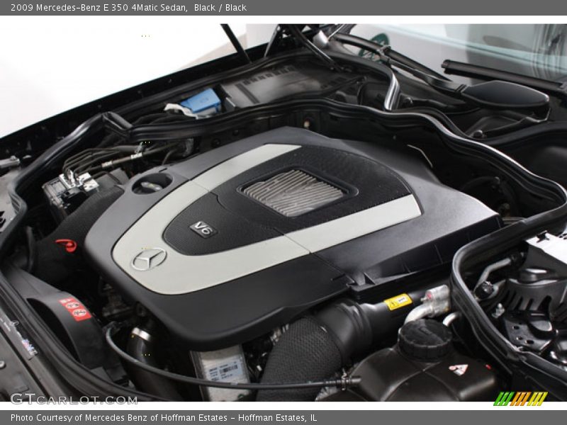 Black / Black 2009 Mercedes-Benz E 350 4Matic Sedan