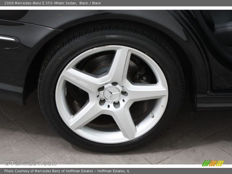 Black / Black 2009 Mercedes-Benz E 350 4Matic Sedan
