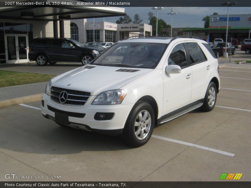 Alabaster White / Macadamia 2007 Mercedes-Benz ML 350 4Matic