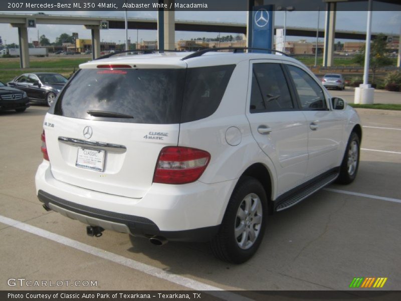 Alabaster White / Macadamia 2007 Mercedes-Benz ML 350 4Matic