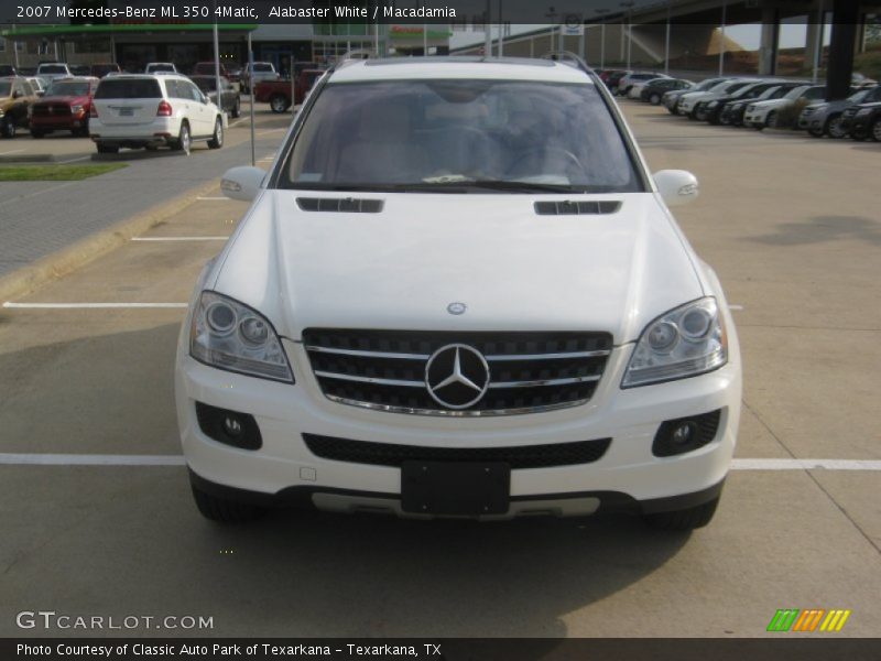 Alabaster White / Macadamia 2007 Mercedes-Benz ML 350 4Matic
