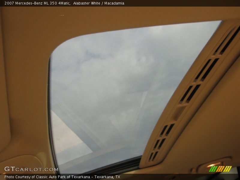 Alabaster White / Macadamia 2007 Mercedes-Benz ML 350 4Matic