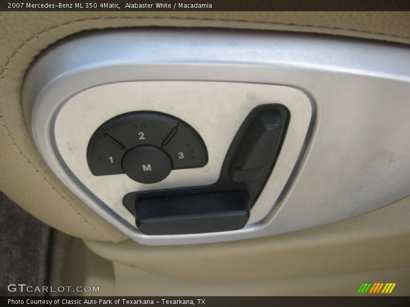 Alabaster White / Macadamia 2007 Mercedes-Benz ML 350 4Matic