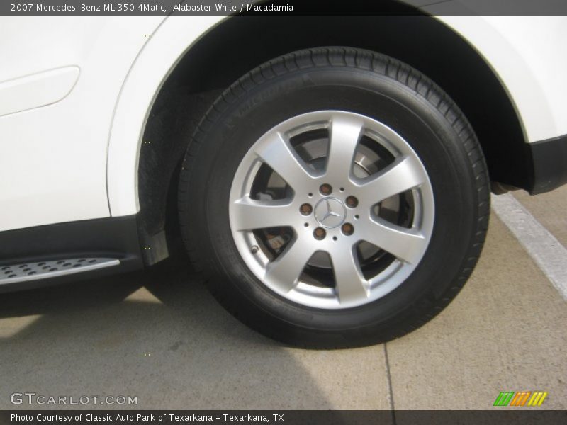 Alabaster White / Macadamia 2007 Mercedes-Benz ML 350 4Matic