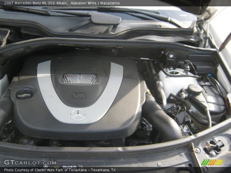 Alabaster White / Macadamia 2007 Mercedes-Benz ML 350 4Matic