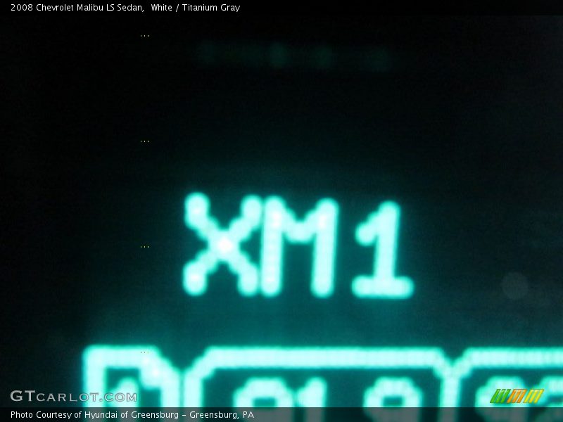 White / Titanium Gray 2008 Chevrolet Malibu LS Sedan