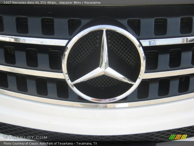 Alabaster White / Macadamia 2007 Mercedes-Benz ML 350 4Matic