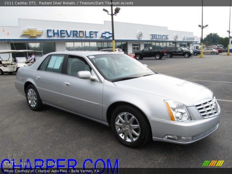 Radiant Silver Metallic / Titanium/Dark Titanium Accents 2011 Cadillac DTS