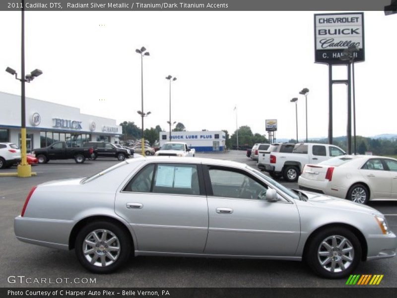Radiant Silver Metallic / Titanium/Dark Titanium Accents 2011 Cadillac DTS
