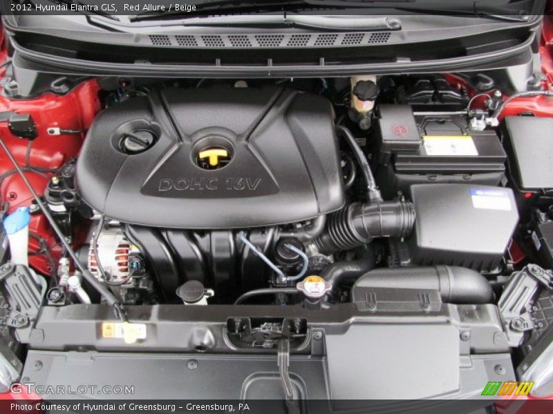 Red Allure / Beige 2012 Hyundai Elantra GLS