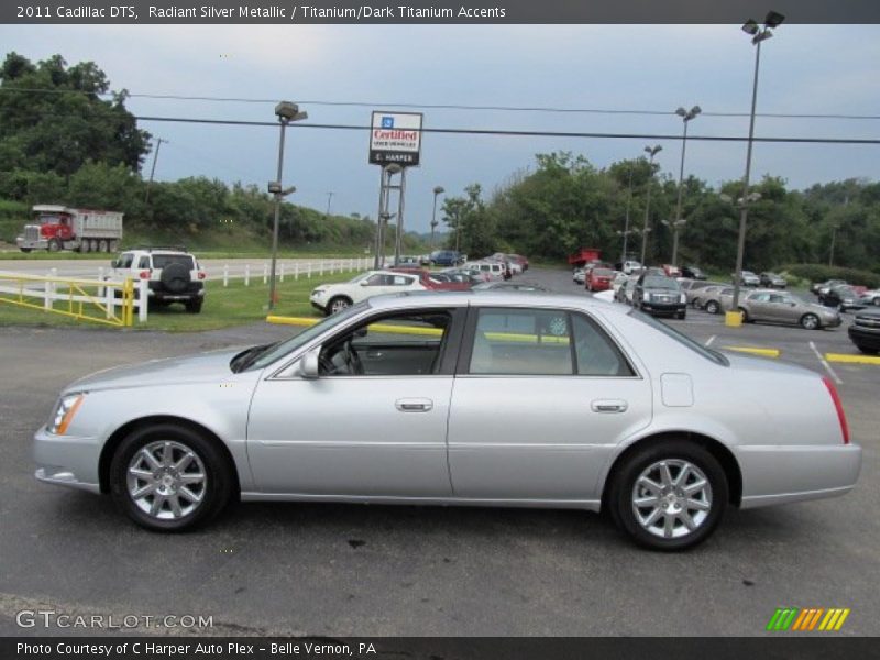 Radiant Silver Metallic / Titanium/Dark Titanium Accents 2011 Cadillac DTS