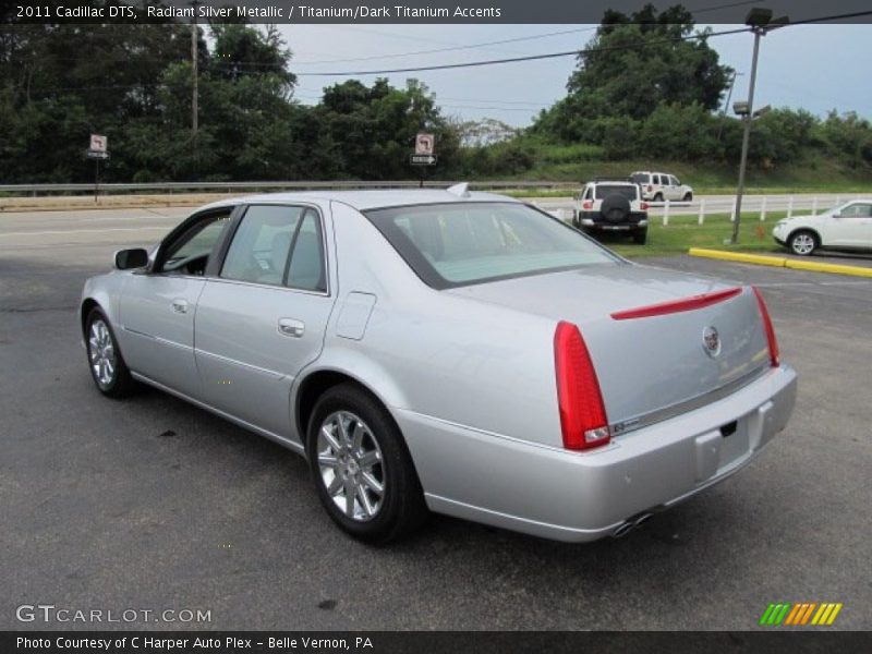 Radiant Silver Metallic / Titanium/Dark Titanium Accents 2011 Cadillac DTS