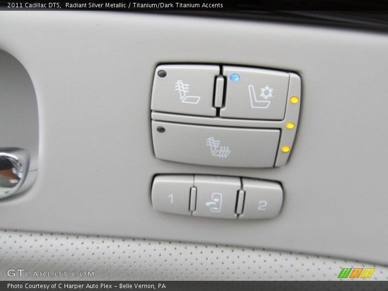 Radiant Silver Metallic / Titanium/Dark Titanium Accents 2011 Cadillac DTS
