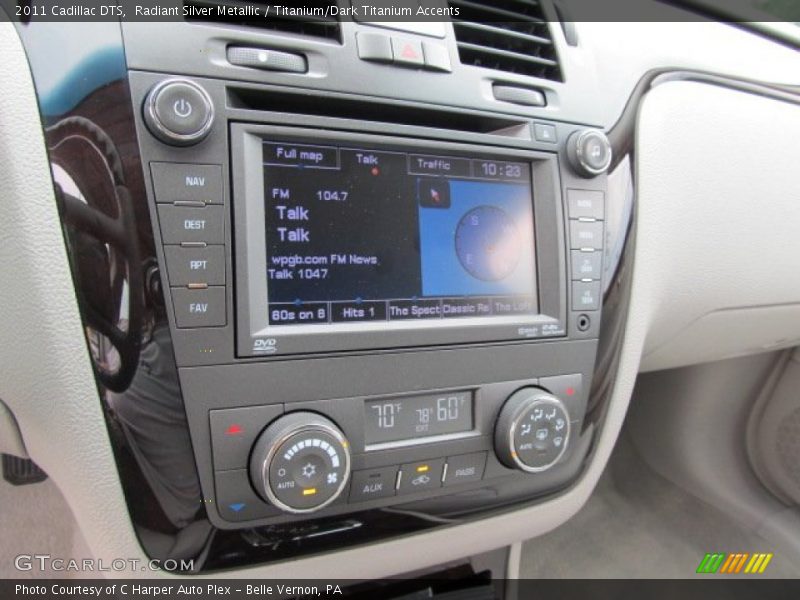 Radiant Silver Metallic / Titanium/Dark Titanium Accents 2011 Cadillac DTS