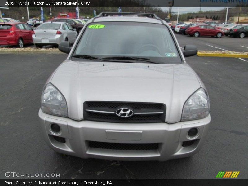 Sahara Silver / Gray 2005 Hyundai Tucson GL