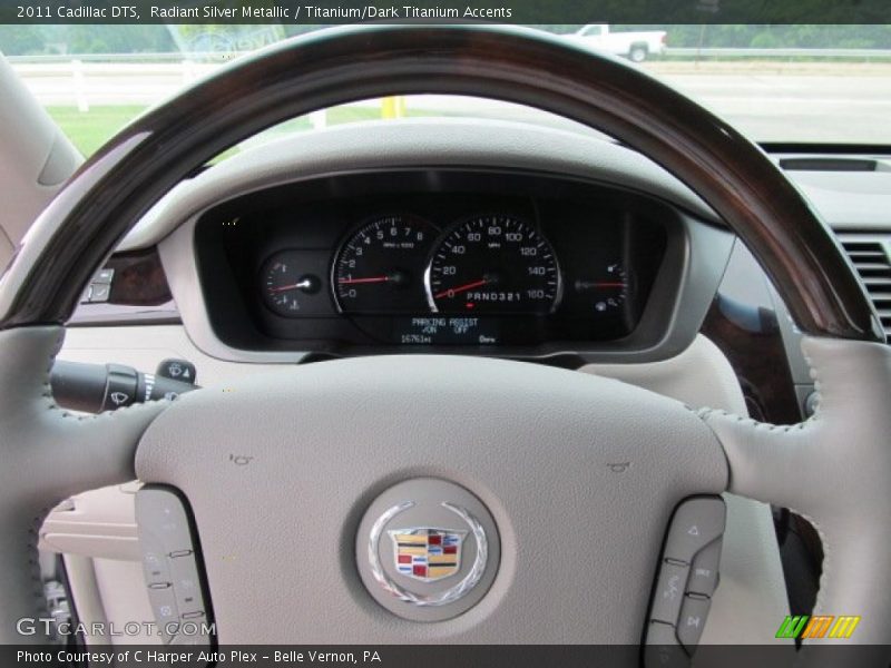Radiant Silver Metallic / Titanium/Dark Titanium Accents 2011 Cadillac DTS