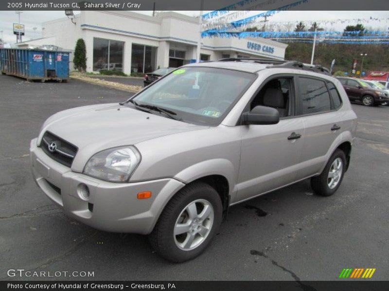 Sahara Silver / Gray 2005 Hyundai Tucson GL