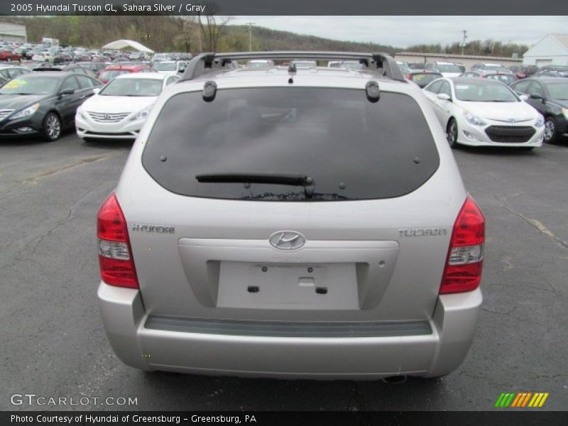 Sahara Silver / Gray 2005 Hyundai Tucson GL