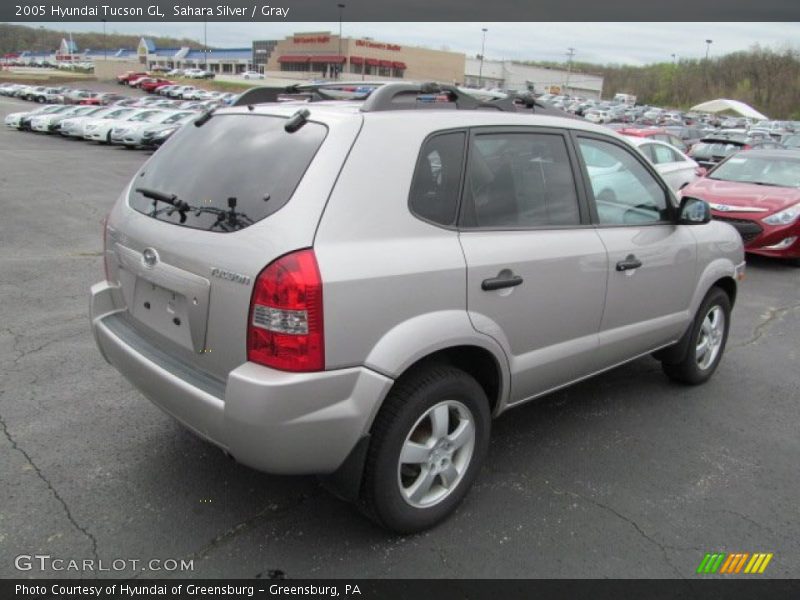 Sahara Silver / Gray 2005 Hyundai Tucson GL