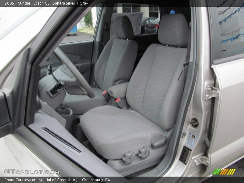 Sahara Silver / Gray 2005 Hyundai Tucson GL