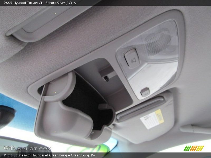 Sahara Silver / Gray 2005 Hyundai Tucson GL