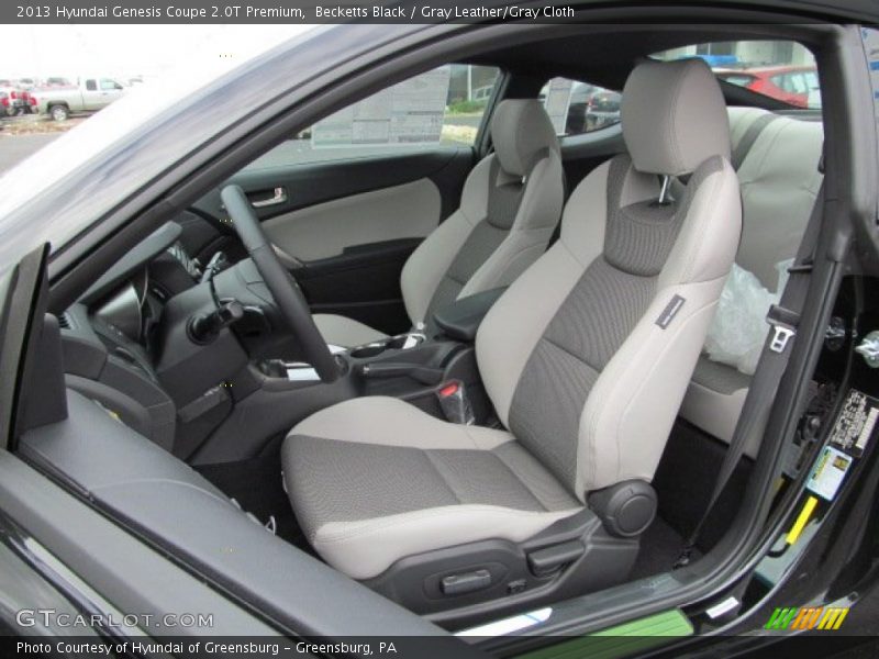 Front Seat of 2013 Genesis Coupe 2.0T Premium