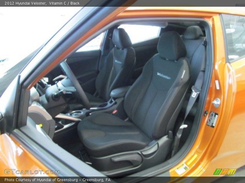  2012 Veloster  Black Interior