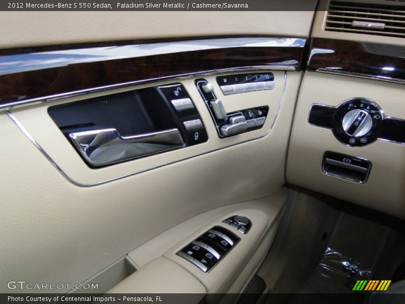 Paladium Silver Metallic / Cashmere/Savanna 2012 Mercedes-Benz S 550 Sedan