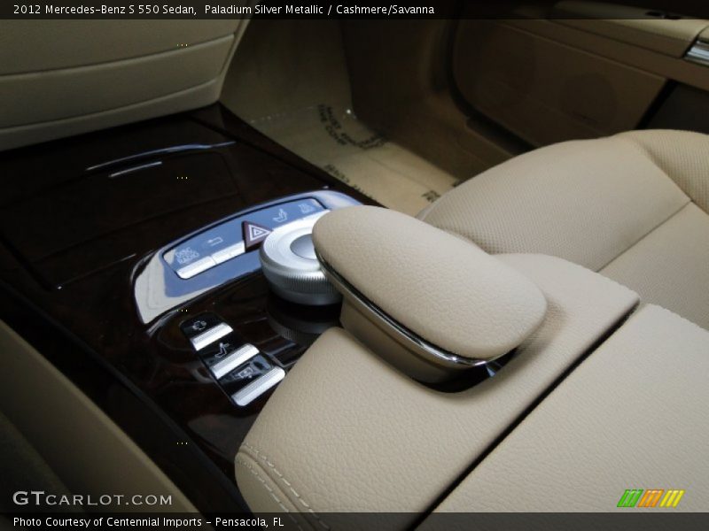 Paladium Silver Metallic / Cashmere/Savanna 2012 Mercedes-Benz S 550 Sedan