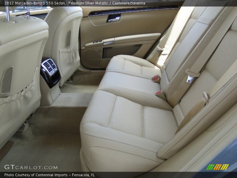 Paladium Silver Metallic / Cashmere/Savanna 2012 Mercedes-Benz S 550 Sedan