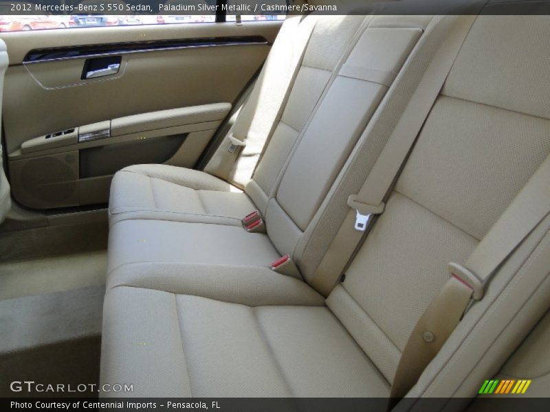 Paladium Silver Metallic / Cashmere/Savanna 2012 Mercedes-Benz S 550 Sedan