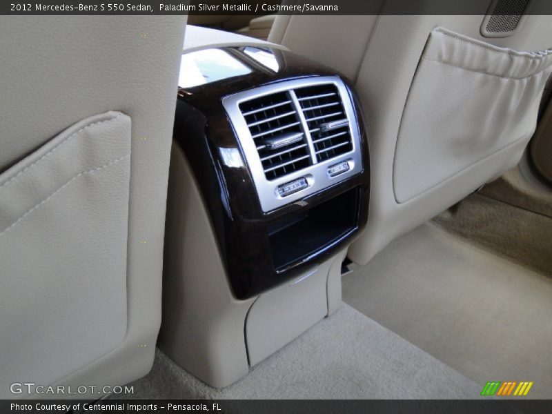 Paladium Silver Metallic / Cashmere/Savanna 2012 Mercedes-Benz S 550 Sedan