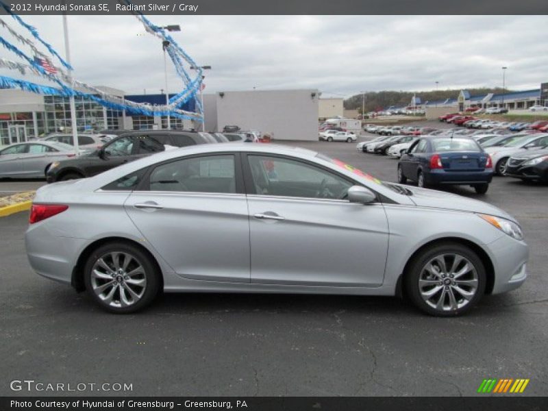 Radiant Silver / Gray 2012 Hyundai Sonata SE