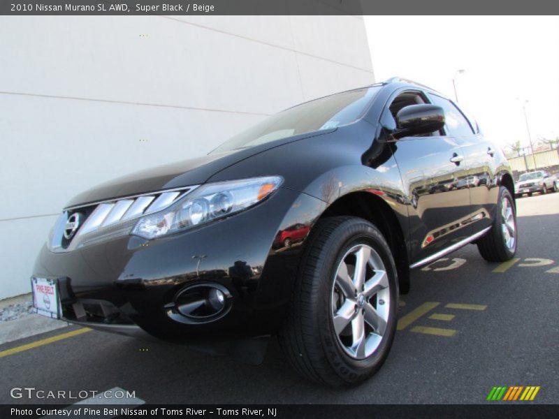 Super Black / Beige 2010 Nissan Murano SL AWD
