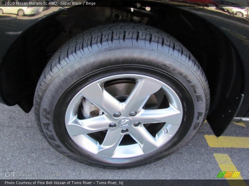 Super Black / Beige 2010 Nissan Murano SL AWD