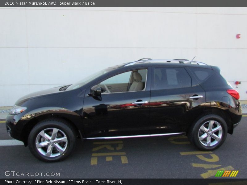 Super Black / Beige 2010 Nissan Murano SL AWD