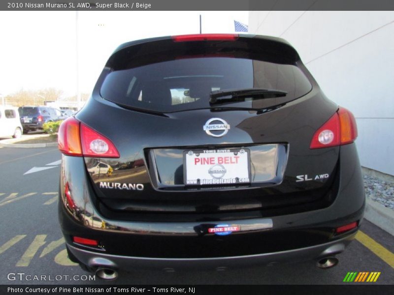 Super Black / Beige 2010 Nissan Murano SL AWD