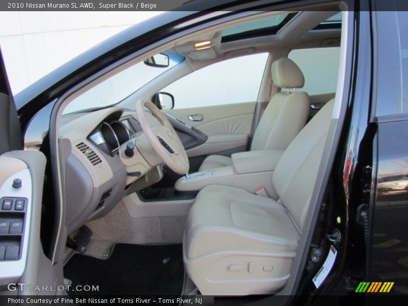 Super Black / Beige 2010 Nissan Murano SL AWD