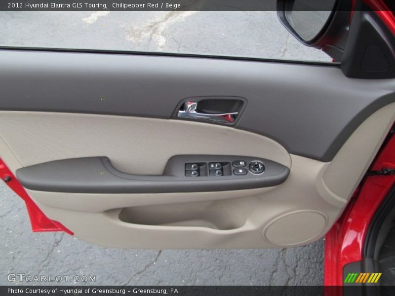 Chilipepper Red / Beige 2012 Hyundai Elantra GLS Touring