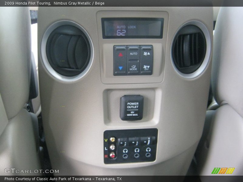Nimbus Gray Metallic / Beige 2009 Honda Pilot Touring