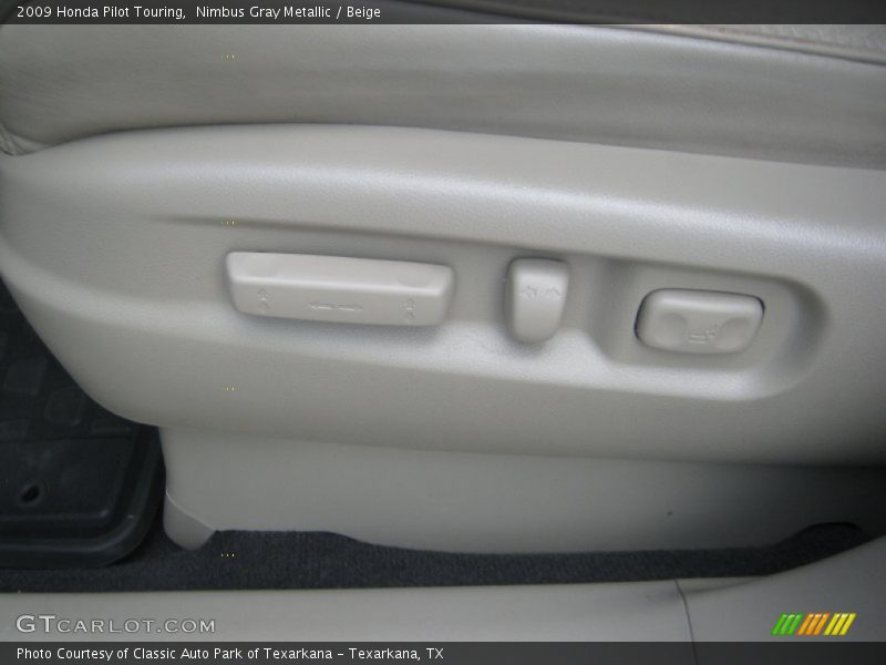 Nimbus Gray Metallic / Beige 2009 Honda Pilot Touring