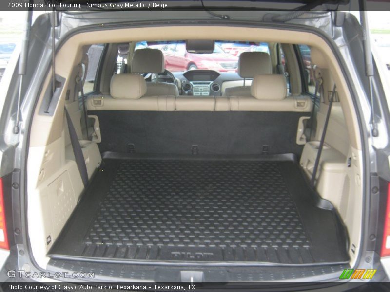 Nimbus Gray Metallic / Beige 2009 Honda Pilot Touring