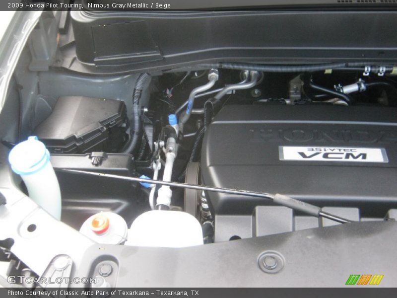 Nimbus Gray Metallic / Beige 2009 Honda Pilot Touring