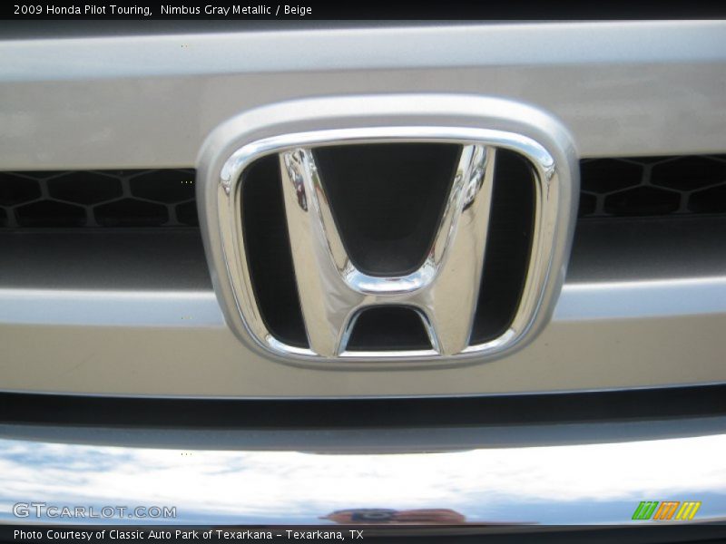 Nimbus Gray Metallic / Beige 2009 Honda Pilot Touring