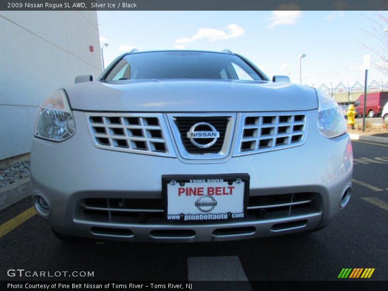 Silver Ice / Black 2009 Nissan Rogue SL AWD