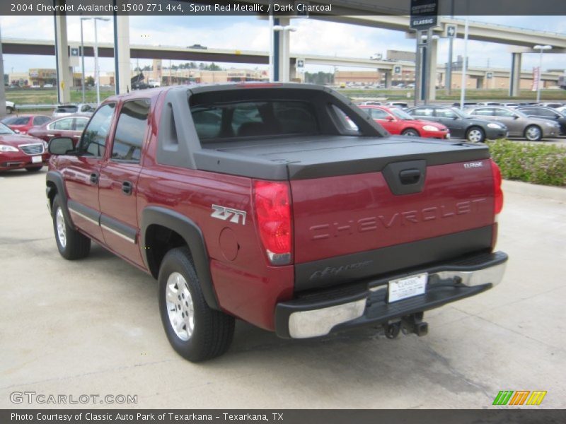 Sport Red Metallic / Dark Charcoal 2004 Chevrolet Avalanche 1500 Z71 4x4