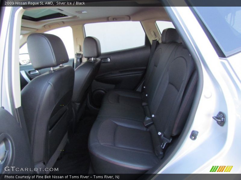 Silver Ice / Black 2009 Nissan Rogue SL AWD