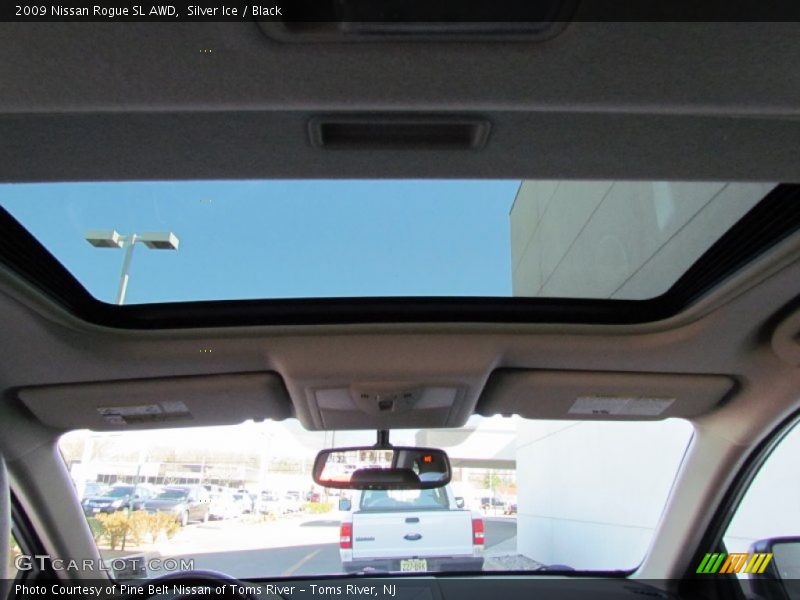 Silver Ice / Black 2009 Nissan Rogue SL AWD