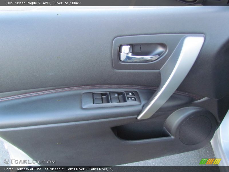 Silver Ice / Black 2009 Nissan Rogue SL AWD